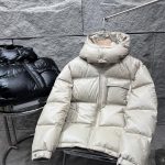 Prada Coat Red Duck Down Winter Zippered Pocket