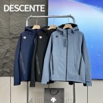 Descente Outerwear Red Fleece Professional Outdoor Autumn
