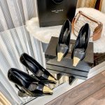 Saint Laurent Sandals Red Patent Leather
