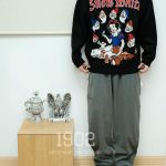 Supreme Sweater Black Cotton Jacquard