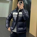 Moncler Outerwear Ash Duck Down Sophistication Autumn Winter Patch