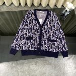 Dior Outerwear Red Cotton Wool Jacquard