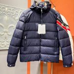 Moncler Down Jacket Red Silk Goose