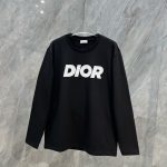 Dior Long-Sleeved T-Shirt Red Cotton Long-Staple Modal Winter