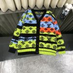 Louis Vuitton Outerwear Red Silk Wool Mohair Nylon Acrylic Jacquard Street Style Autumn Winter