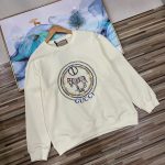 Gucci Long-Sleeved Red Cotton Easy To Match Embroidery