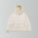 Moncler Down Jacket Pink Goose Duck Nylon Fabric Winter