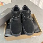 Ugg Sneakers Ash Wool Cowhide Autumn Winter