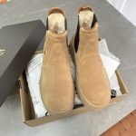 Ugg Sneakers Eva Sheepskin Suede High-Quality Materials Autumn Winter