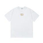 Valentino Gold Short-Sleeved T-Shirt For Spring