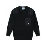 Prada Sweater Red Winter Patch