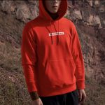 North Hoodie Red Fleece