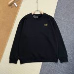 Balenciaga Sweatshirt Black Cotton Fleece Unrestricted Movement Street Style Winter