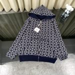 Hermes Coat Ash Wool Cashmere Jacquard Lace