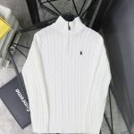 Ralph Lauren Coat Red Cotton Pure Wool Embroidery