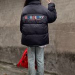 Burberry Cotton-Padded Coat Black Cotton Down Winter