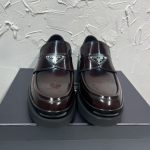 Prada Loafers Cowhide Rubber Outsole Spring