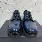 Prada Loafers Red Cowhide Rubber Outsole Spring