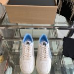 Ami Sneakers Color Cowhide Lace Autumn Winter Patch