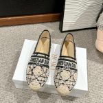 Dior Leather Shoes Red Spring Summer Embroidery