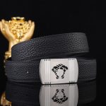 Versace Belt Red Cowhide