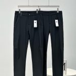 Descente Long Pants Red Cotton Fleece Woven Fabric Urban Commuting Winter