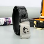 Versace Belt Red Top-Grain Cowhide Exquisite Workmanship