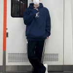Louis Vuitton Hoodies Ash Cotton Pure Fleece Easy To Match