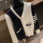 Thom Browne Jacquard Long-Sleeved Cardigan