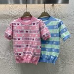 Miu Miu Jacquard Short Sleeves