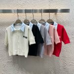 Miu Miu Jacquard Short Sleeves
