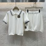 Miu Miu Gold Short-Sleeved Shirt