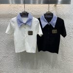 Miu Miu Gold Short Sleeves