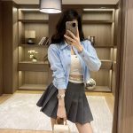 Miu Miu Stone Long-Sleeved Shirt