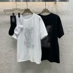 Saint Laurent Stone Short-Sleeved T-Shirt