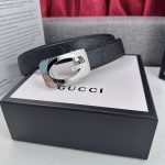 Gucci Belt Red Top-Grain Calfskin