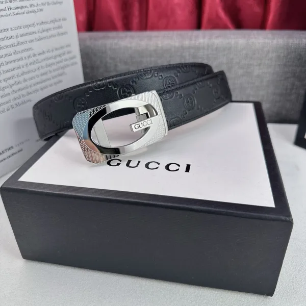 Gucci Belt Red Top-Grain Calfskin