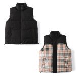Burberry Vest Color Down Polyester Autumn Winter Side Pockets