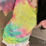 Miu Miu Stone Short-Sleeved T-Shirt