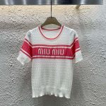 Miu Miu Jacquard Short Sleeves