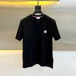 Monk Short-Sleeved T-Shirt Ash Cotton Pure Fleece Easy To Match Spring Summer 3D Logo