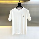 Monk Short-Sleeved T-Shirt Ash Cotton Pure Fleece Easy To Match Spring Summer 3D Logo
