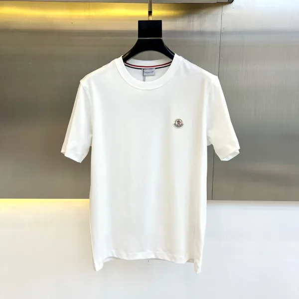 Monk Short-Sleeved T-Shirt Ash Cotton Pure Fleece Easy To Match Spring Summer 3D Logo
