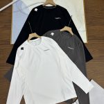 Descente Long-Sleeved Ash Nylon Fleece Quick-Drying Spring Autumn Winter