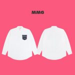 Margiela Long-Sleeved Shirt Ash Cotton Pure Simple And Elegant Urban Style