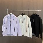 Descente Windbreaker Black Outdoor Windproof Spring Summer