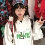 Nike Hoodie Ash Cotton Pure Spring