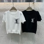 Saint Laurent Jacquard Short Sleeves