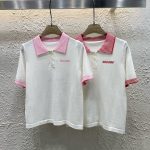 Miu Miu Jacquard Short Sleeves