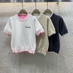 Miu Miu Jacquard Short Sleeves